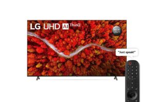 LG TV 82"UHD AI Think 4K Smart Satellite AV 3 HDMI 1 USB DTV UP8050