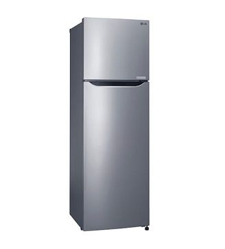 LG 272L NON FROST DOUBLE DOOR TOP MOUNT FREEZER R600 GAS REF 272 SLCL