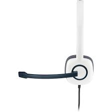 Logitech H150 Corded Stereo Headset | Cloud White | Dual Plug for Clear Audio - Image 3