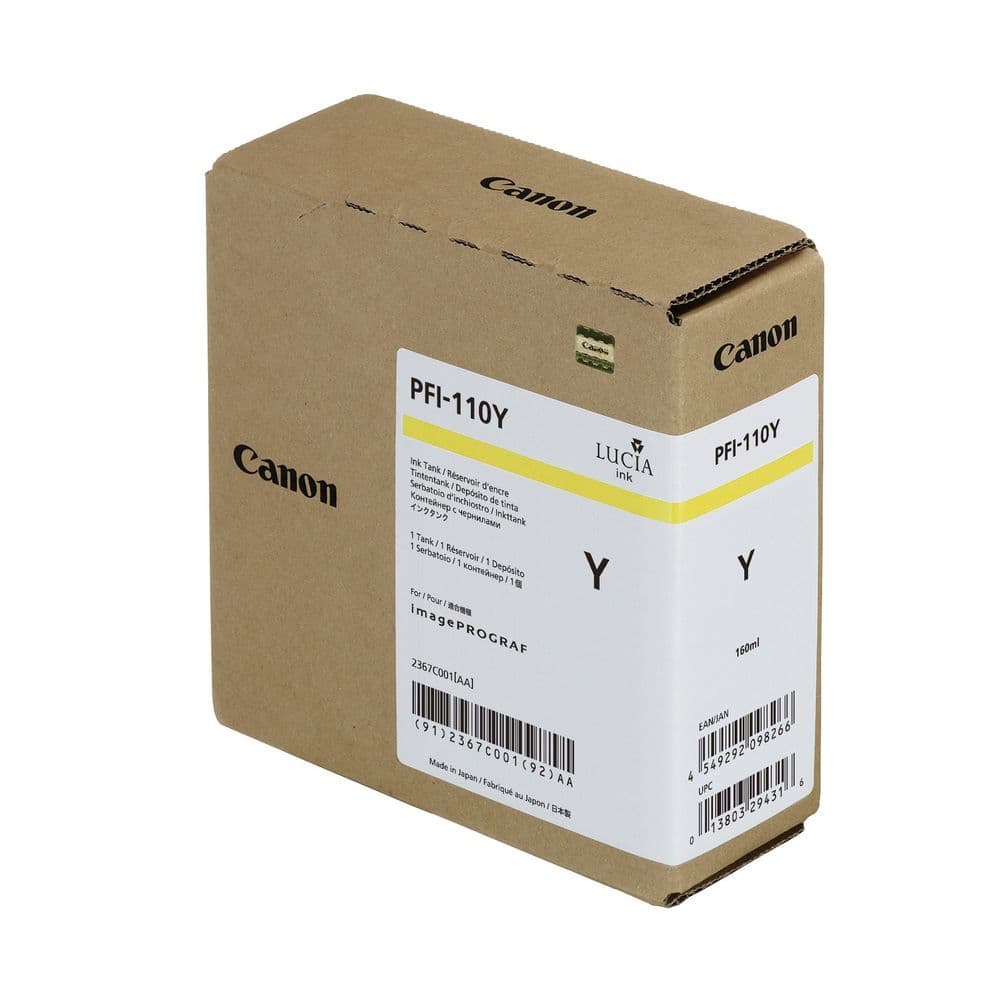 Canon PFI-110 Yellow Ink Tank