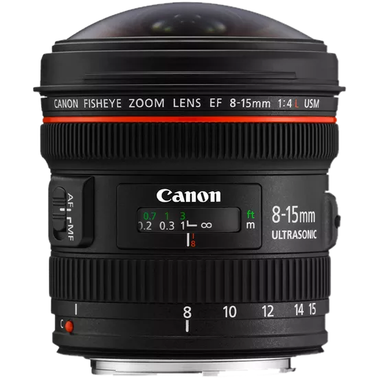 CANON LENS EF 8-15MM F/4L FISHEYE USM